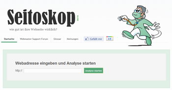Seitoskop Homepageanalyse