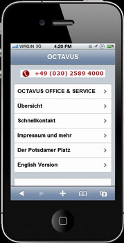 iPhone-webseite