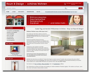 Erstellung Internetshop